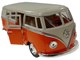 ZABAWKA "AUTO VW BUS T1 1:38 Z NAPĘDEM 13 cm POMARAŃCZOWY