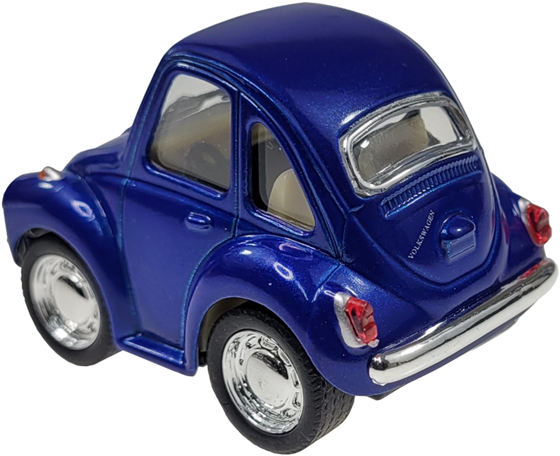 ZABAWKA "AUTO VW GARBUS MINI 5 cm NIEBIESKI