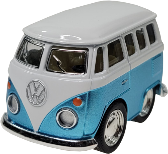 ZABAWKA "AUTO VW BUS T1 MINI Z NAPĘDEM 5 cm NIEBIESKI