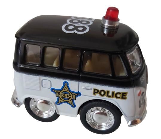 ZABAWKA "AUTO VW BUS T1 NAPĘD 5 cm POLICJA