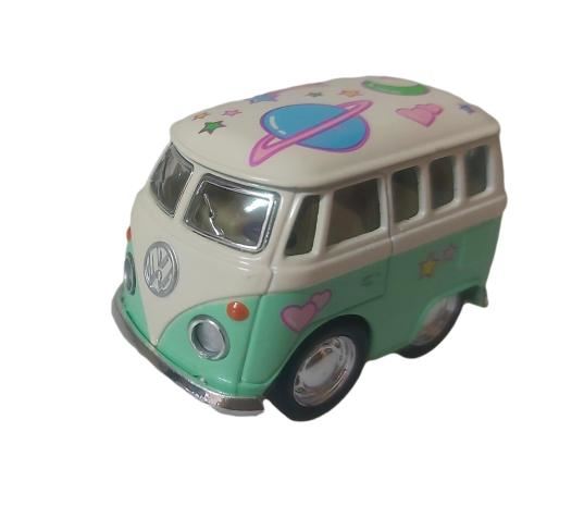 ZABAWKA "AUTO VW BUS T1 Z NAPĘDEM 5 cm ZIELONY
