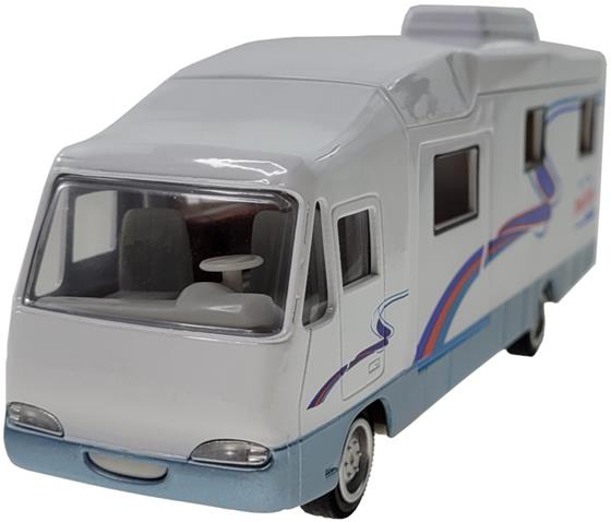 ZABAWKA "KAMPER MOTOR HOME NAPĘD 19,5 cm BIAŁY