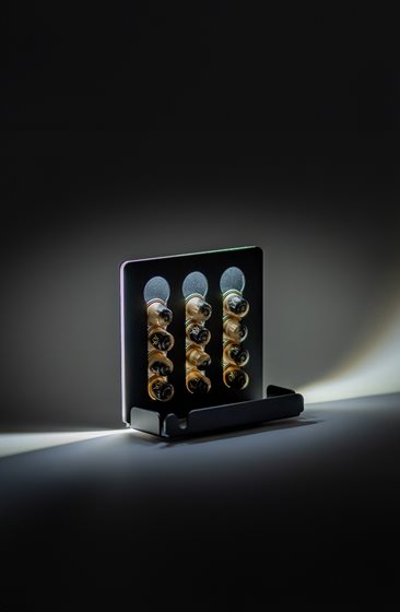 UCHWYT NA KAPSUŁKI /BIAŁY/PODŚWIETLANY/LED