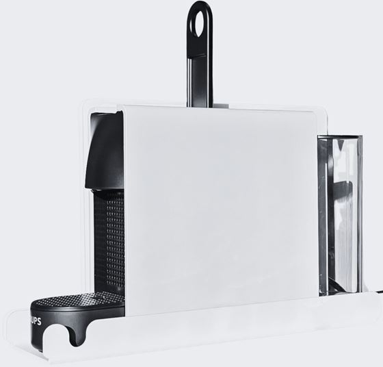 UCHWYT + EKSPRES DO KAWY /BIAŁY/PODŚWIETLANY/LED