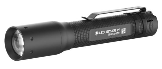 LEDLENSER LATARKA P3 CZARNA BOX