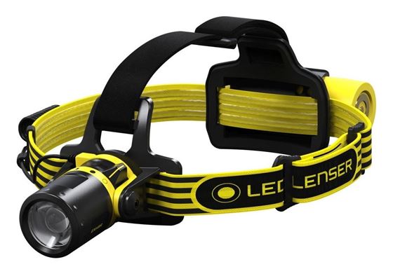 LEDLENSER LATARKA CZOŁOWA EXH8R ŻÓŁTA BOX