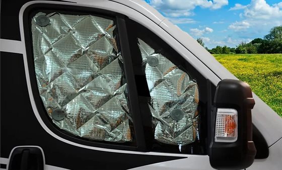 MATA TERMICZNA NA SZYBY 3 szt. VW TRANSPORTER, FORD CUSTOM OD 2023r