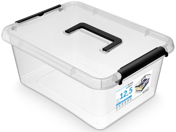 POJEMNIK PLASTIKOWY SIMPLESTORE 12.5l Z RĄCZKĄ