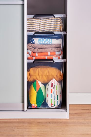 POJEMNIK PLASTIKOWY SIMPLESTORE 12.5l Z RĄCZKĄ