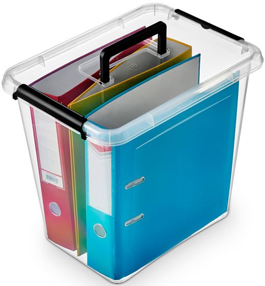 POJEMNIK PLASTIKOWY SIMPLESTORE 30.0l Z RĄCZKĄ