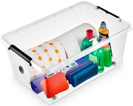 POJEMNIK PLASTIKOWY SIMPLESTORE 40.0l NA KÓŁKACH