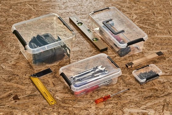 POJEMNIK PLASTIKOWY SIMPLESTORE 15.5l Z RĄCZKĄ