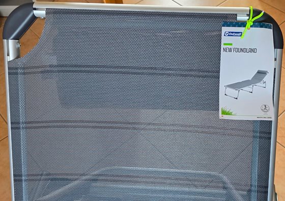 LEŻAK OUTWELL NEW FOUNDLAND DO 120KG SZARY OUTLET