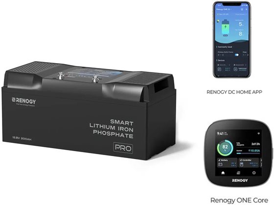 AKUMULATOR 200AH /L+/LIFEPO4 PRO SMART RENOGY