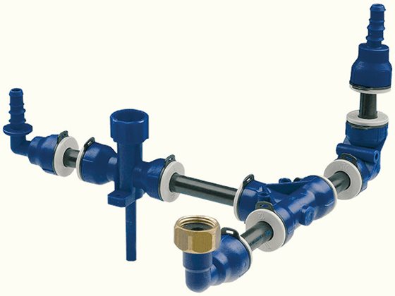 ADAPTER PRZEWODÓW WODY 8 mm REICH UNIQUCK KĄTOWY SB