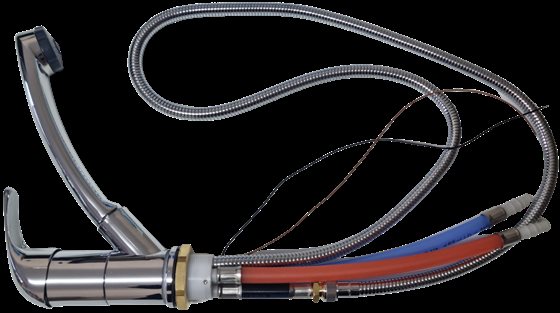 KRAN BATERIA REICH KAMA 36 mm Z PRYSZNICEM DUETT CHROM