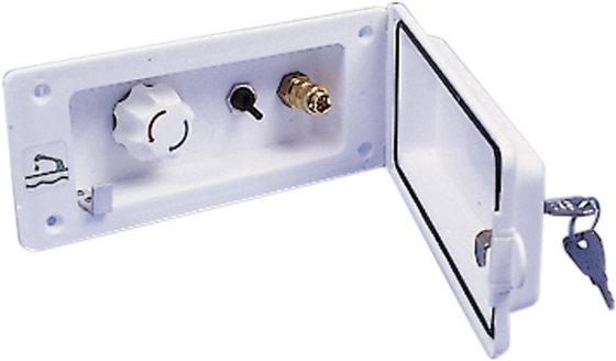 GNIAZDO WODY ZEWNĘTRZNE REICH Z ZAMKIEM NA KLUCZ BIAŁE