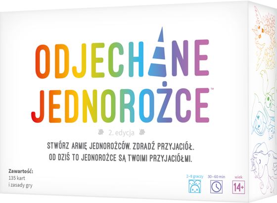 GRA PLANSZOWA "ODJECHANE JEDNOROŻCE"