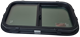 OKNO BOCZNE PRZESUWNE 960x450 CARBEST SZKŁO RW-MOTION