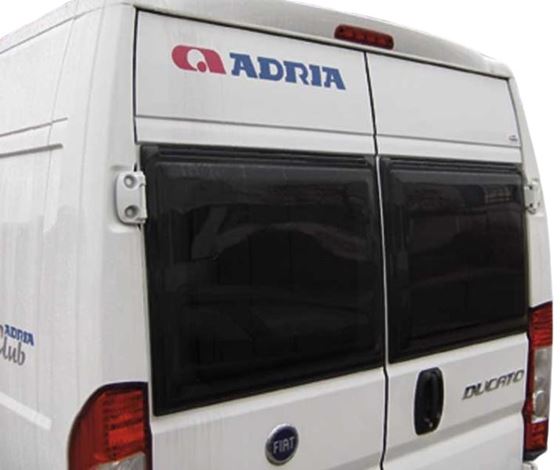 SZYBA DRZWI TYLNYCH DUCATO O6- CZARNA