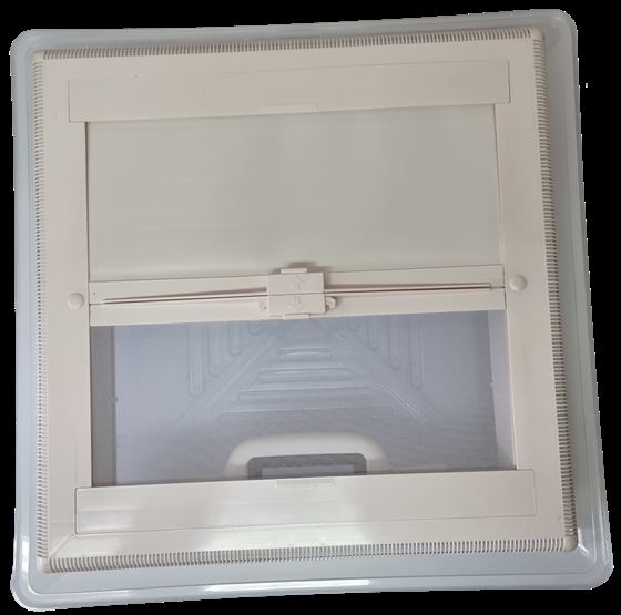 OKNO DACHOWE 40x40 MPK PRZEŹROCZYSTE BIAŁA RAMA