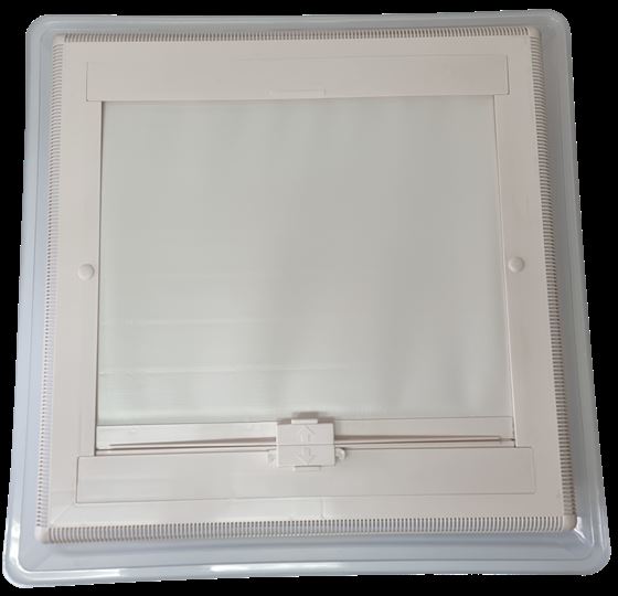 OKNO DACHOWE 40x40 MPK PRZEŹROCZYSTE BIAŁA RAMA