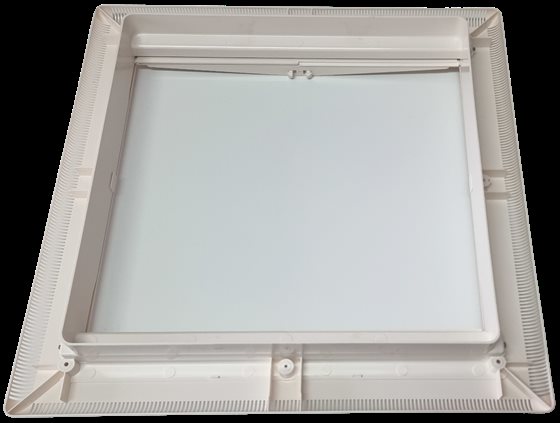 OKNO DACHOWE 40x40 MPK PRZEŹROCZYSTE BIAŁA RAMA