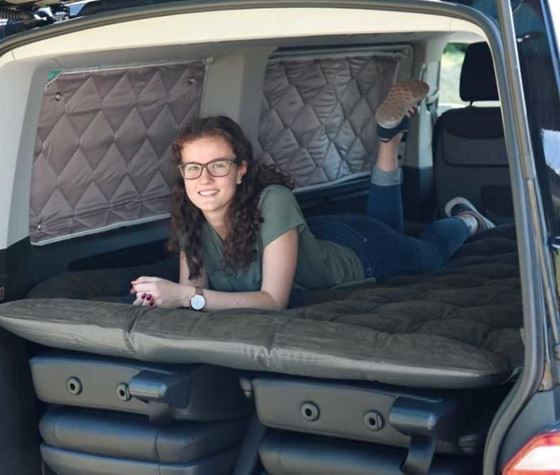 MATA TERMICZNA NA SZYBY 4 szt. VW T7 TYŁ 4 OKNA MODEL KRÓTKI