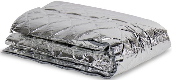 MATA TERMICZNA NA SZYBY DO USZYCIA 155x350 cm CZARNA