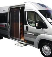 MOSKITIERA DO DRZWI BOCZNYCH TRANSIT V363 H2/H3 OD 2014