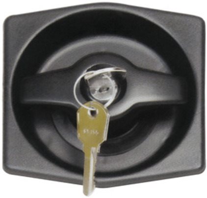 ZAMEK DRZWI WEJŚCIOWYCH KLAMKA ZEWNĘTRZNA LEWY CZARNY EMKA