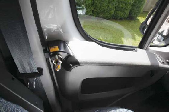 BLOKADA DRZWI ZEWNĘTRZNA HEOSAFE VAN SECURITY PAKET ZESTAW DUCATO DO 09/2021 CZARNY