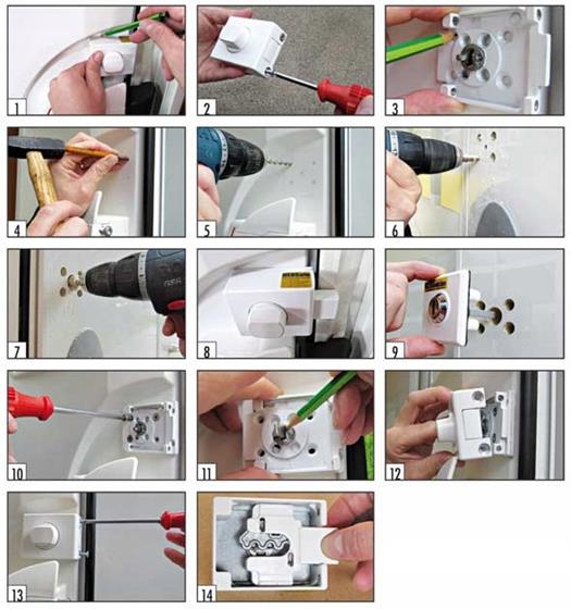 BLOKADA DRZWI ZEWNĘTRZNA HEOSAFE ZESTAW DUCATO 06-21 5 szt.