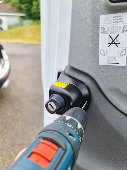 BLOKADA DRZWI WEWNĘTRZNA HEOSAFE TRANSIT OD 2014 4 szt.