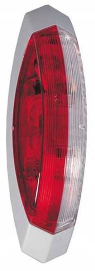 LAMPA OBRYSOWA 12V HELLA PRAWA SZARA 12,2x3,9 mm