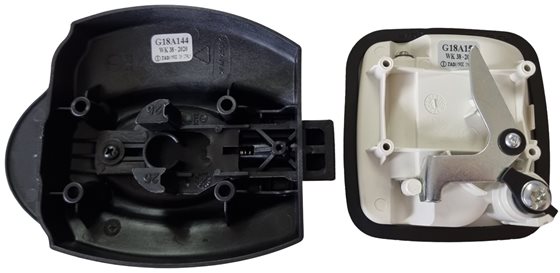 ZAMEK DRZWI LUKU BAGAŻOWEGO BIAŁY 34-42 mm GRUBOŚĆ ŚCIANKI ZADI