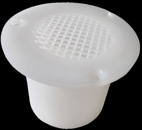 KRATKA WENTYLACYJNA PODŁOGI BIAŁA 60 mm