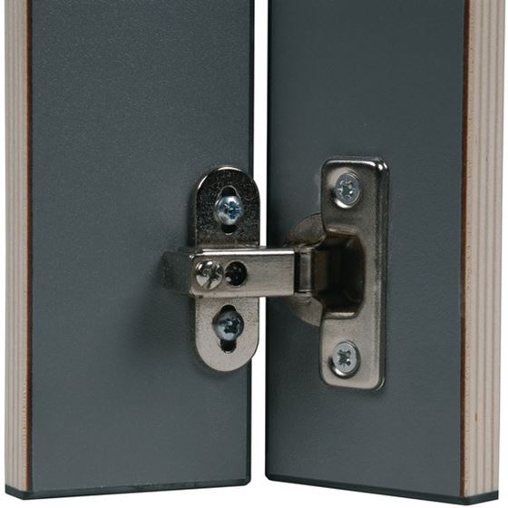 ZAWIAS MEBLOWY SZARY 2 szt.