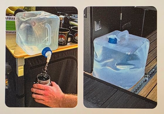 KANISTER 20L SKŁADANY Z KRANIKIEM