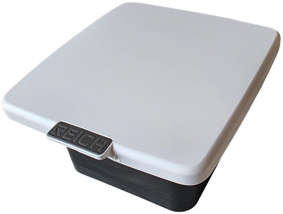 GNIAZDO SERWISOWE ZEWNĘTRZNE SMART SUPPLY POJEDYŃCZE BIAŁY MAT h127x130 mm