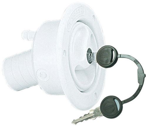 GNIAZDO WODY ZEWNĘTRZNE KĄTOWE KRÓTKIE ŚR.40 mm BIAŁE