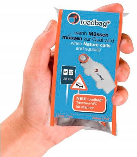 TOALETA KIESZONKOWA ROADBAG MĘSKA 1 szt.