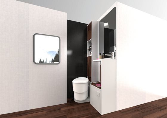 TOALETA CLESANA C1 12V Z ADAPTEREM L