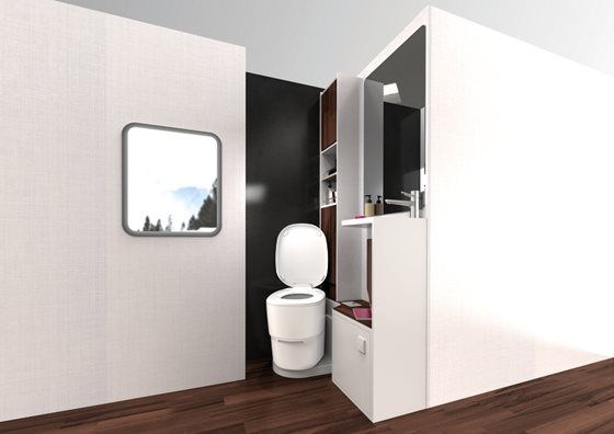 TOALETA CLESANA C1 12V Z ADAPTEREM L