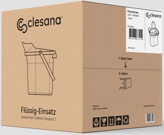 POJEMNIK NA PŁYN DO TOALETY CLESANA 1,7L