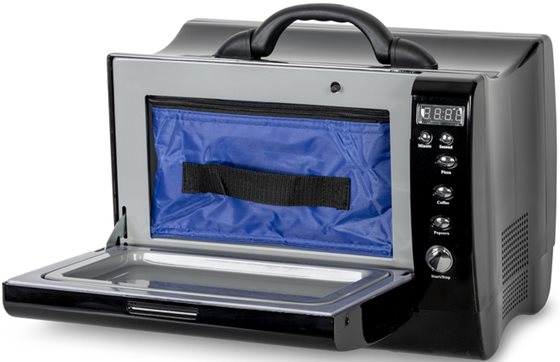 KUCHENKA MIKROFALOWA CAMP4 12/230V CZARNA