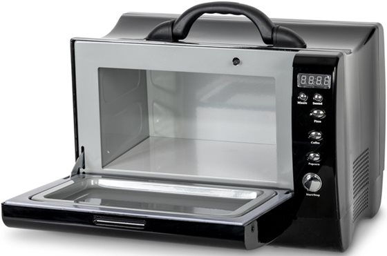 KUCHENKA MIKROFALOWA CAMP4 12/230V CZARNA