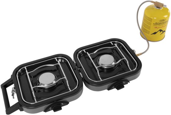 KUCHENKA GAZOWA CAMP4 FLAP'N'COOK SŁADANA NA KARTUSZ 2x2,3kW