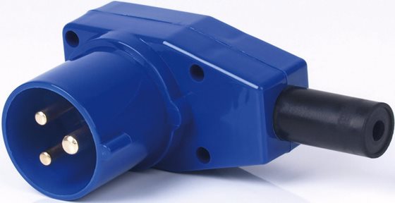 WTYCZKA CEE 230V 16A KĄTOWA MĘSKA