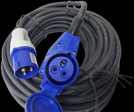 PRZEDŁUŻACZ CEE 15 m MĘSKI-ŻEŃSKI KĄTOWY